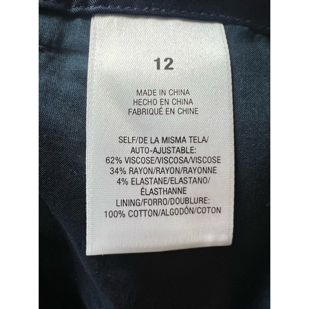 New Favorite Daughter Anthropologie Navy Pants Size 12 - Picture 8 of 9